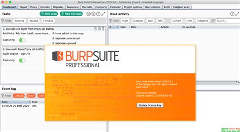 This is how burpsuite works on kali linux. Burp Suite Professional Edition v2020.5 x64 & Burp_Suite ...