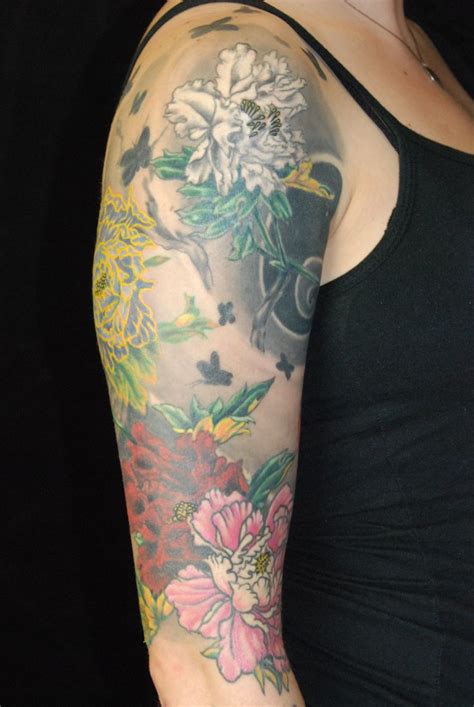 Colors of the wind meanings post my meaning. Japanese peony and wind tattoo by Josh Sharpe at Under the ...