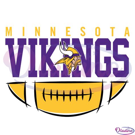 Minnesota Vikings Football Svg Digital File Vikings Logo Svg Nfl Svg