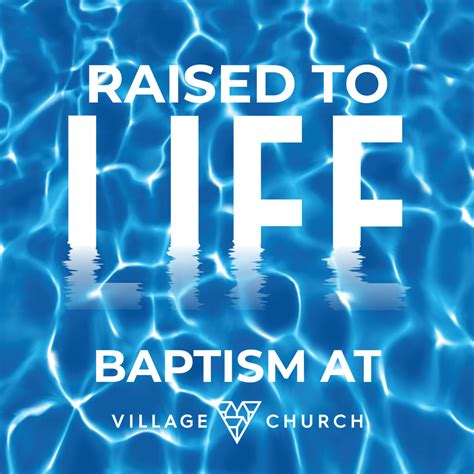 Baptism Class Village Church Of Bartlett Illinois