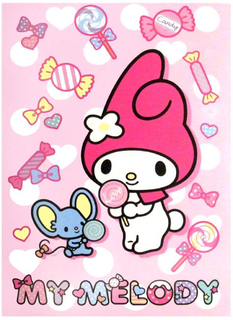 Sanrio My Melody Candy Notebook My Melody Sanrio Melody Hello Kitty