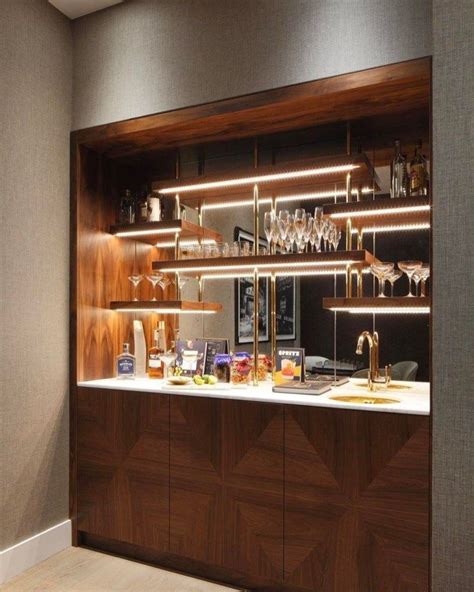 30 Elegant Mini Bar Design Ideas That You Can Try On Home