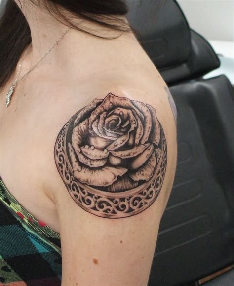 24 Gothic Rose Tattoos And Design Ideas