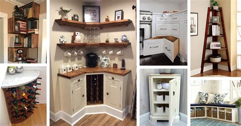Product details you make maximum use of the corner space and what's inside the cabinet easy to see and reach with the 2 swivel shelves. 38 Best Corner Storage Ideas and Designs for 2021