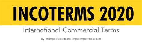 Incoterms 2020 Rules Latest 2021 Guide With Best Incoterms