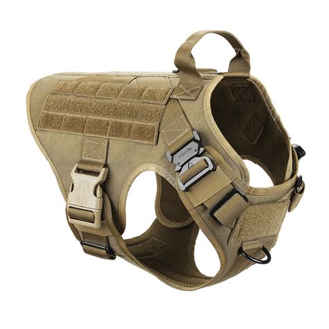 Tactical Dog Harness K9 Molle Vest With Handle