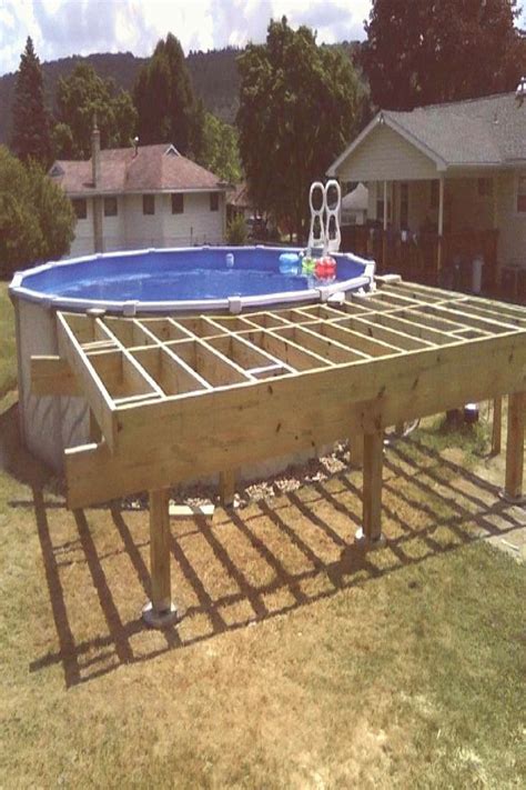 Above Ground Pool Deck Framing Plans