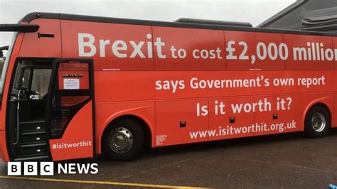 Anti Brexit Bus Banned From Parking In Oxford