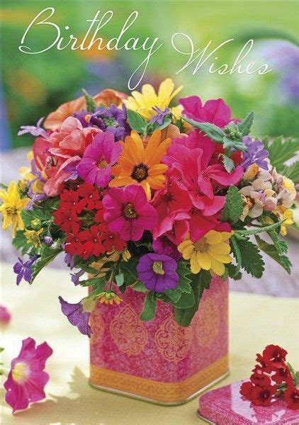 Hope your birthday is like a nonstop fireworks birthday text messages. Birthday Wishes | Happy birthday flower, Birthday wishes ...