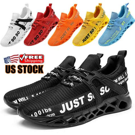 Just So So Mens Running Athletic Sneakers Tennis Sport Casual Shoes Non