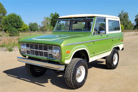 50l V8 Powered 1973 Ford Bronco For Sale On Bat Auctions Sold For