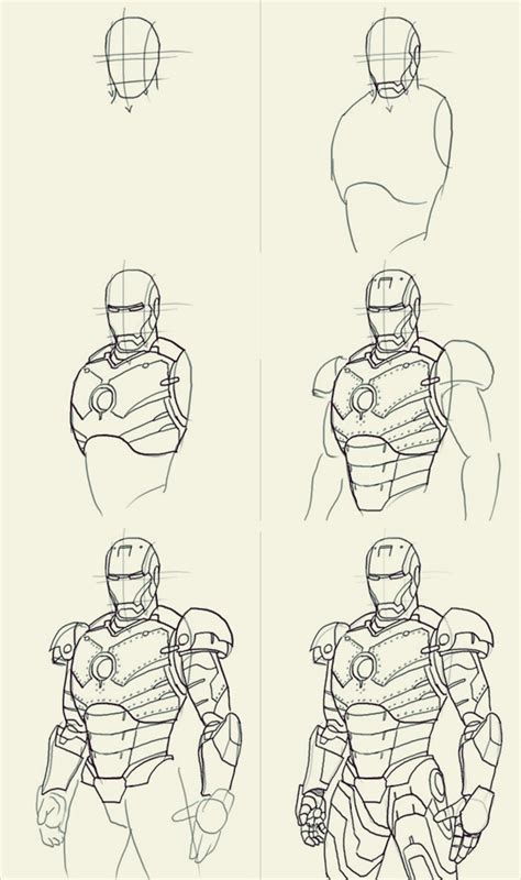 Today i will show you how to draw adorable cartoon snowmen hugging and creating a heart with their stick hands. How to draw iron man : 10 Step by Step Examples