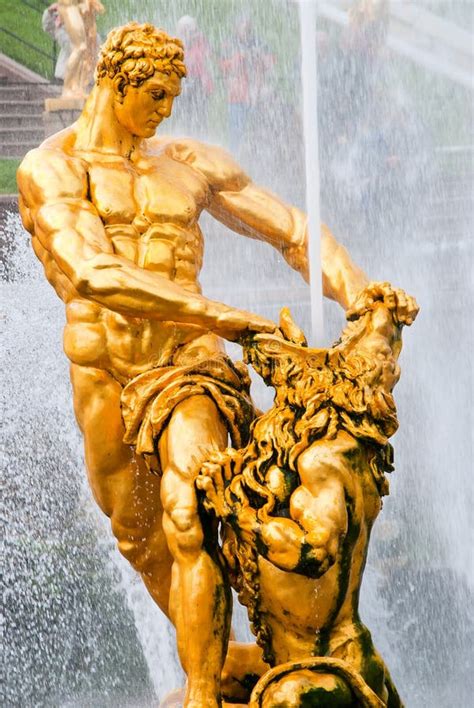 Samson Statue Stock Image Image Of Golden Ancient Design 17781981
