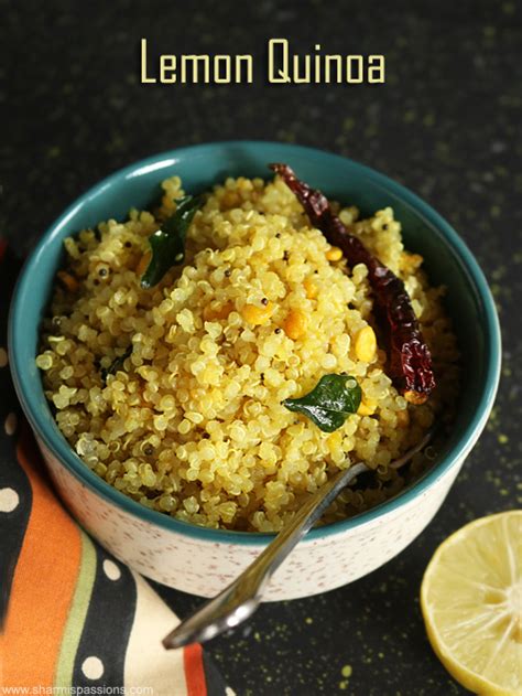 They are quick & easy to heat and enjoy. Lemon quinoa recipe, Indian style lemon quinoa recipe