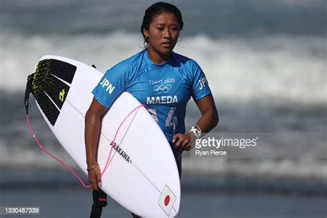 Mahina Maeda Of Team Japan Leaves The Water After Her Womens Round 2