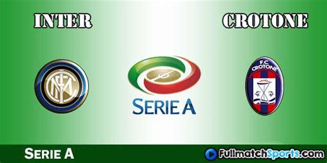 Crotone in the serie a. Full Match Inter Milan vs Crotone Serie A Italy 2016-17