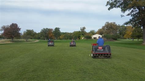 Wilmette Golf Club Grounds And Greens Fairway Seeding Program And Process
