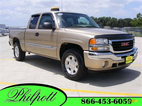 2006 Sand Beige Metallic Gmc Sierra 1500 Sle Extended Cab 4x4 14055125