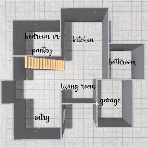 Bloxburg House Layout Tiny House Layout House Floor Design Sims 4