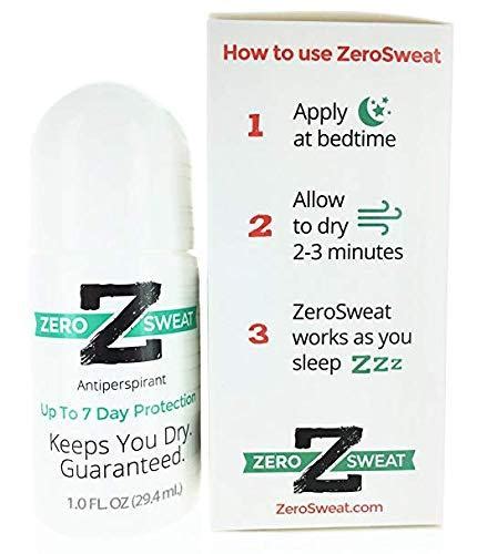 Zerosweat Antiperspirant Deodorant Clinical Strength Hyperhidrosis