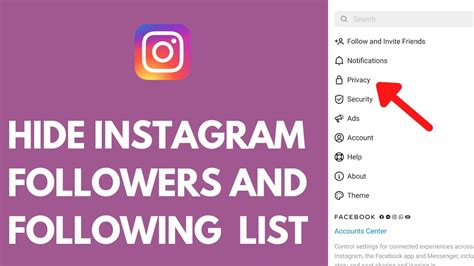 How To Hide Instagram Followers Following List 2021 YouTube