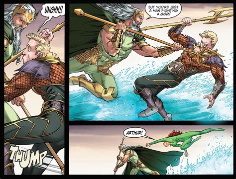 Aquaman And Mera Vs Poseidon Injustice Gods Among Us Comicnewbies