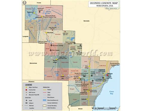 Oconto County Gis Map World Map