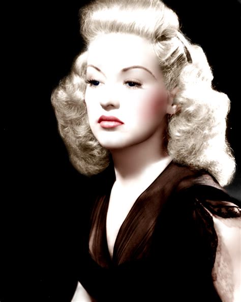 Betty Grable Color By Brenda J Mills Betty Grable Hollywood Stars