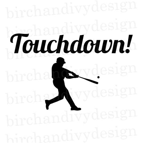Touchdown Svg File Instant Download For Cricut Or Silhouette Etsy