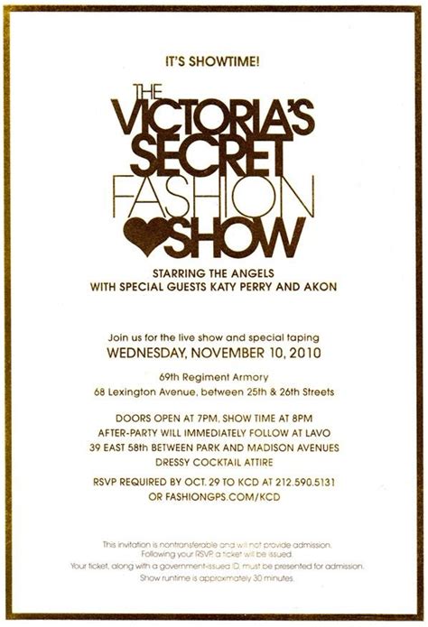 Fashion Show Invitation Ideas