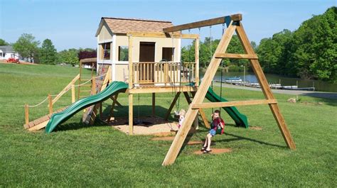 How To Build A Swing Set For The Playhouse Ana White