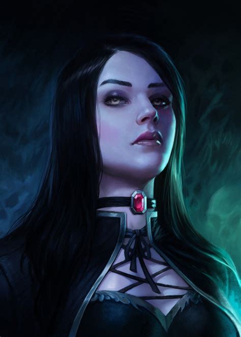 Gothic Fantasy Art Fantasy Art Women Fantasy Girl Vampire Art