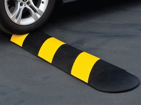 Rubber Speed Bumps Parking Lot Speed Humps Commercial Speed Bumps