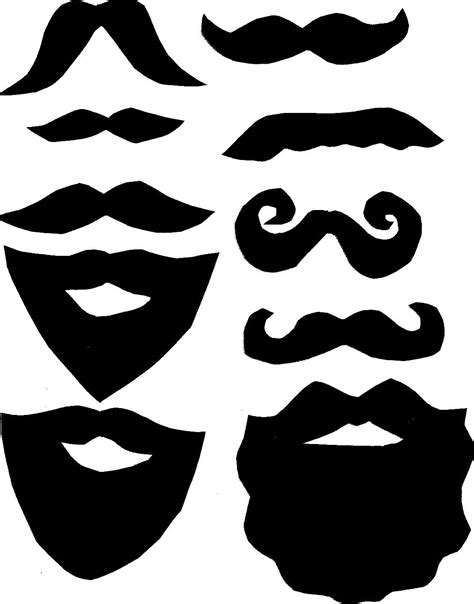 Diy Photo Booth Moustache And Beard Props With Printable Diy Photo