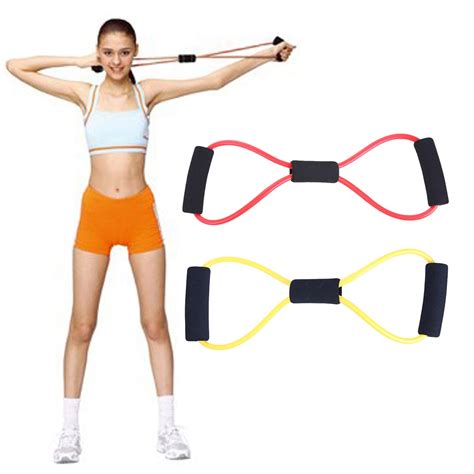 elastic tension rope fitness resistance bands exercise tubes practical muscle training pull rope