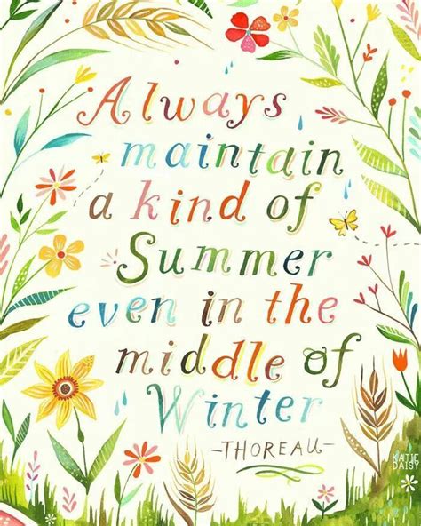Summer in Winter! | Thoreau quotes, Quotes, Quotations