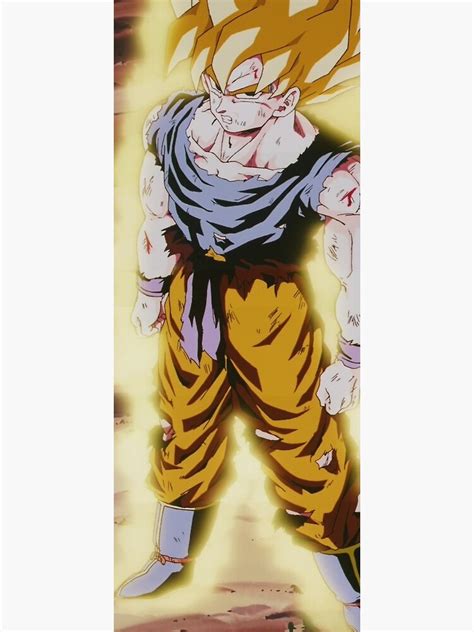 Goku Ssj First Time Dbz Poster For Sale By Zvonbal Redbubble