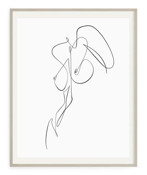 Abstract Body Form Printable Wall Art Infinite Noon