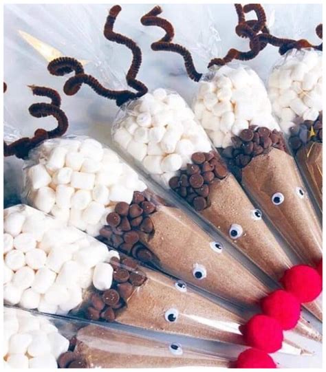 Reindeer Hot Chocolate Cones
