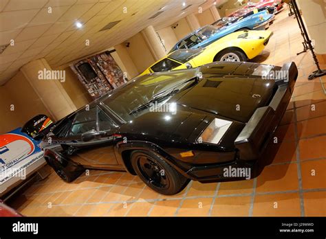 Monaco Car Museum A Collection Of Cars Of Prince Rainier Stock Photo