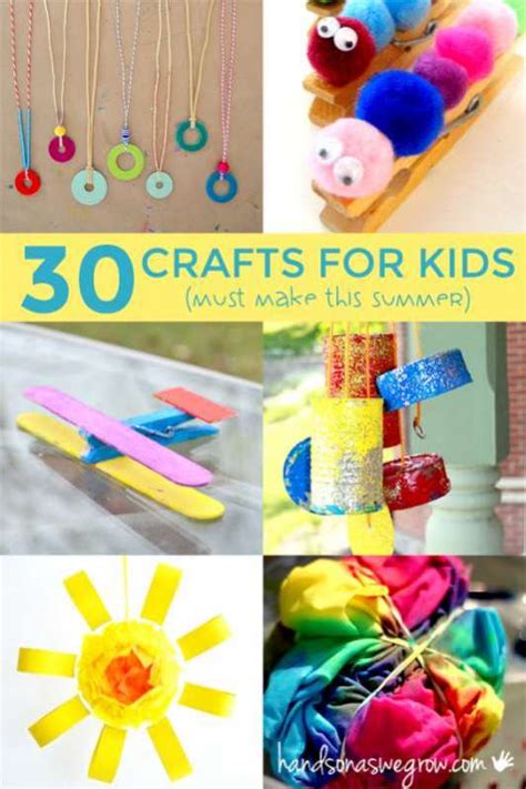 30 Easy Must Make Summer Crafts For Kids Hands On As We