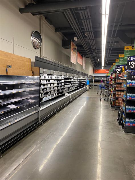 Three days since the Walmart on H Street has had any refrigerated goods