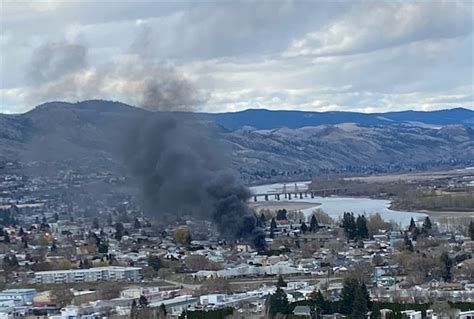 Massive Plume Of Smoke Flame Reported In Kamloops North Shore Area