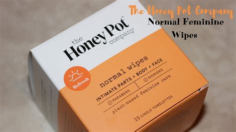 The Honey Pot Company Normal Feminine Wipes Thehoneypotcompany Femininecare Youtube