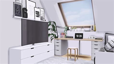 Sims 4 Ccs The Best Office By Mxims