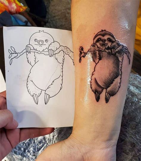 30 Cute Sloth Tattoos For You To Enjoy Style Vp Page 20