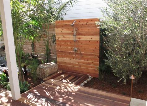 11 Refreshing Outdoor Shower Ideas For An Easy Breezy Summer Outdoor