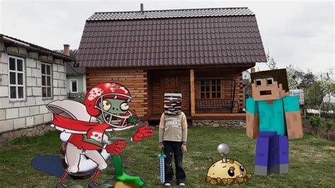 Maybe you would like to learn more about one of these? Plants vs Zombies vs Minecraft Mod REAL LIFE - YouTube