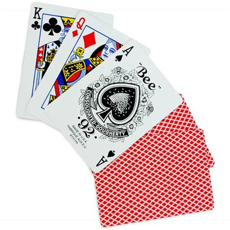 Bee card is here to make travel by bus easier. Bee Playing Cards Red | Barmans.co.uk