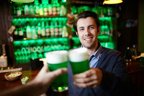 Man Toasting With Green Beer · Free Stock Photo